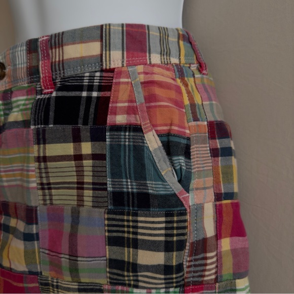 OLD NAVY Vintage Y2K Pink Madres Patchwork Plaid Mini Skirt 
Size 2 - Picture 2 of 4